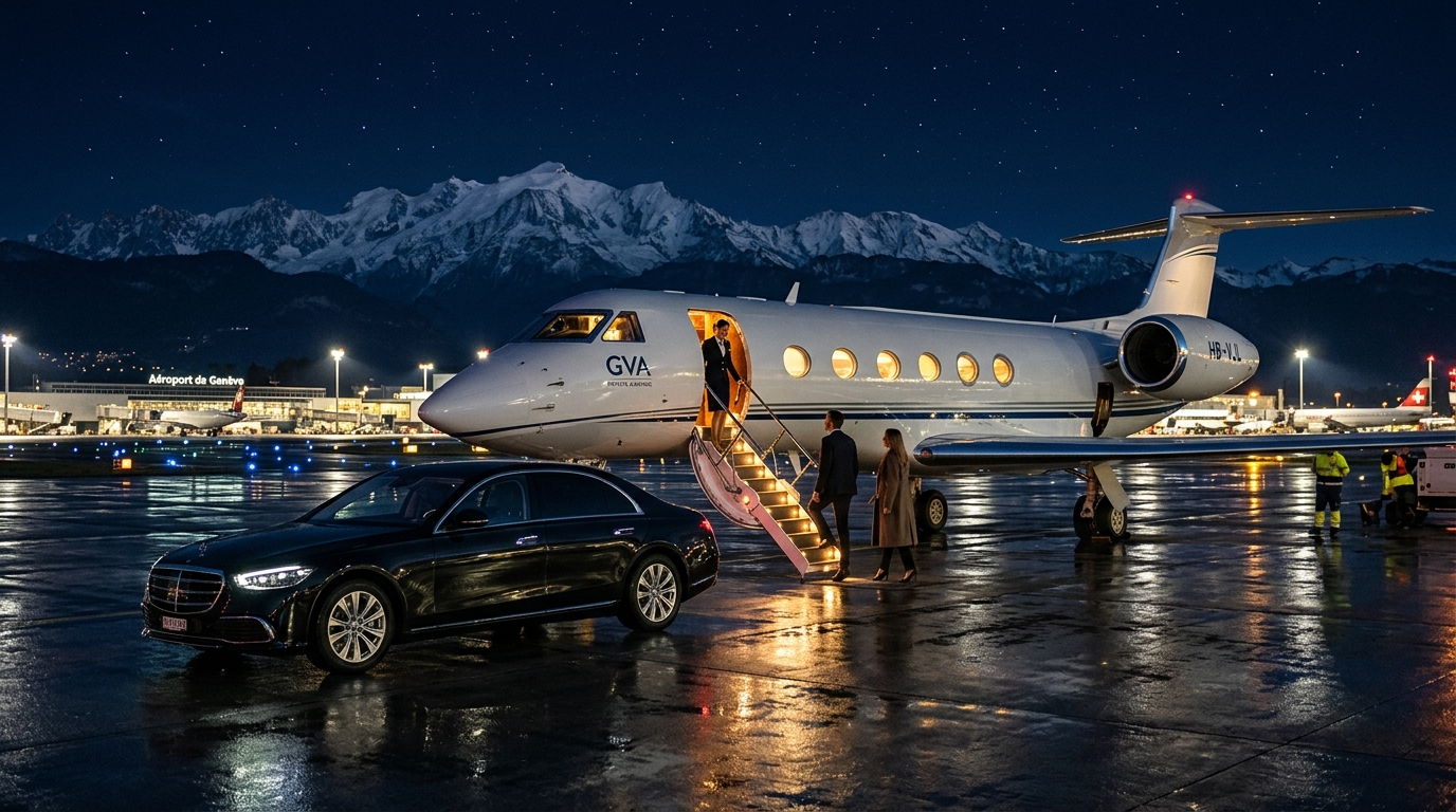 Private Jet & Late Night Ski Transfers at Geneva Airport (2026 Operations Guide)
