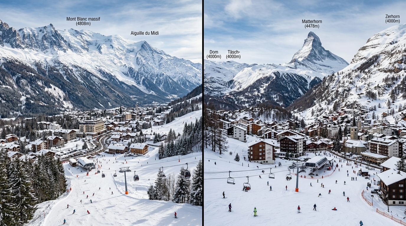 Where to Ski in France vs Switzerland (Ultimate 2026 List)